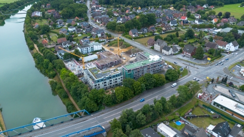 Luftaufnahme des Projekts Katharienhöfe