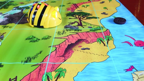 BeeBot auf Landkarte