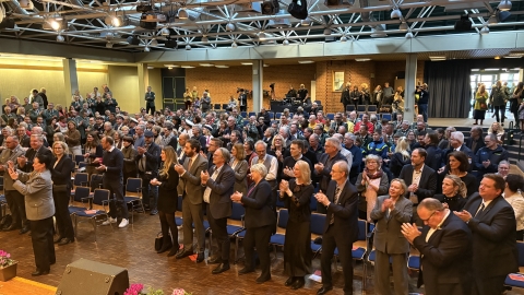 Publikum in der Aula