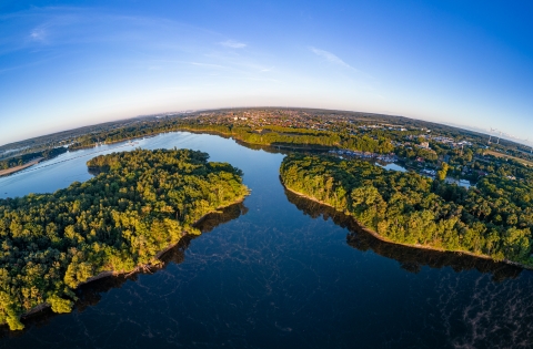 Stadt Haltern am See - tut gut, Luftbildaufnahme von Haltern am See