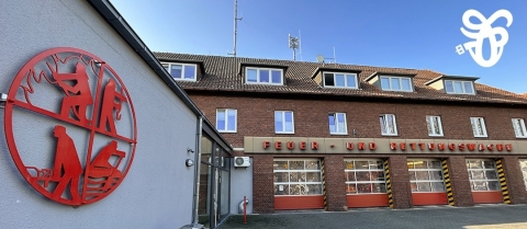 Ansicht der Feuer- und Rettungswache Haltern am See