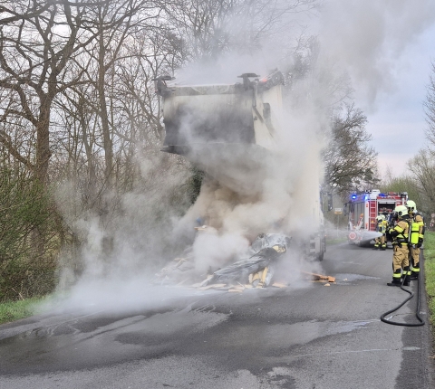 Brandeinsatz der Feuerwehr Haltern am See