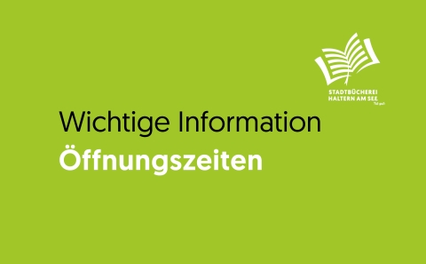 Wichtige Information Schließugn