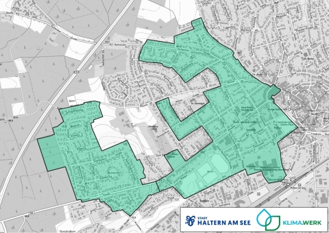 Karte der Halterner Innenstadt