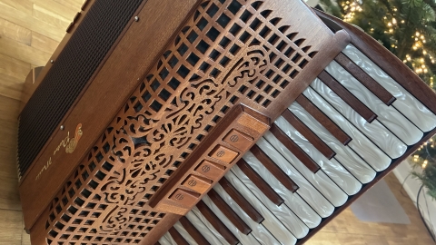 Bild zeigt ein Akkordeon