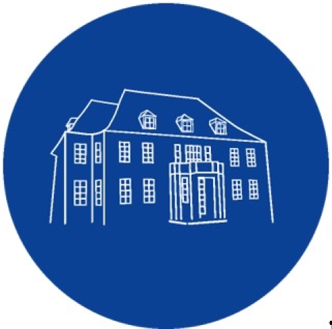 Blaues Logo der Musikschule