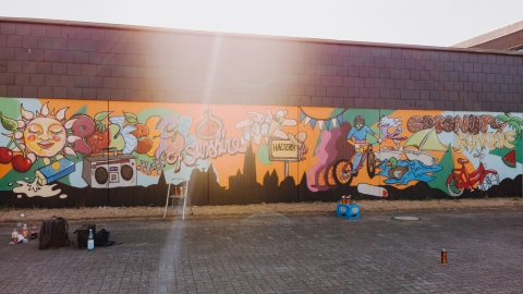 Graffitiwand 