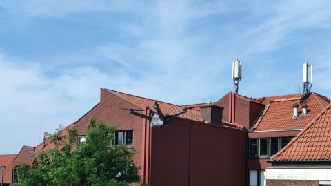 Drohne landet auf Dach der Feuerwehr