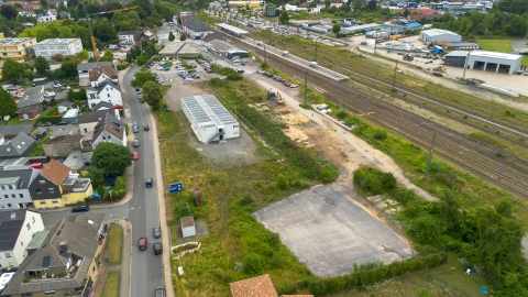 Luftaufnahme des Bahnhofquartiers