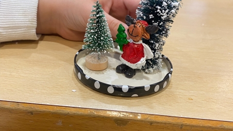 Weihnachten im Glas im Kinderbereich 