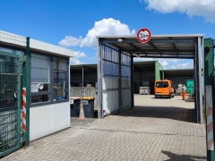 Zufahrt zum Wertstoffhof