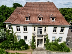 Musikschulgebäude von oben 