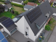 Aufnahme von Gebäude aus der Luft 