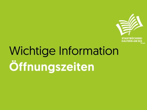 Wichtige Information Schließugn