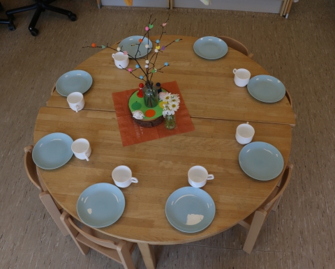Gedeckter Tisch